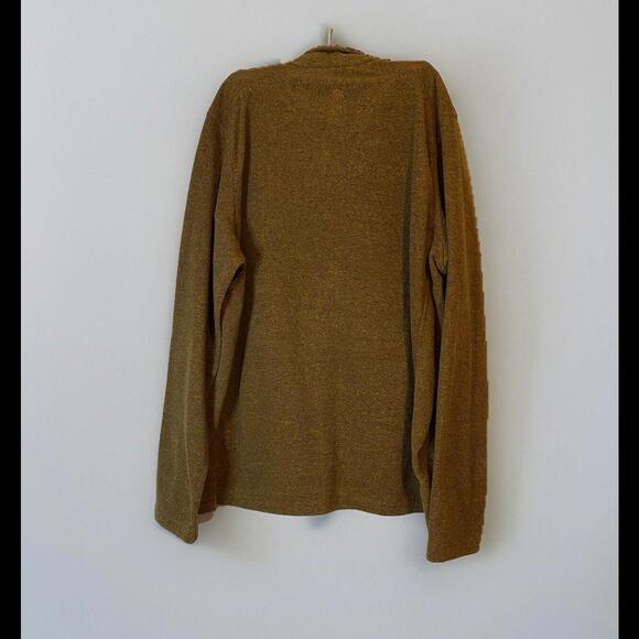 Sherpa Long Sleeve “ADVENTURE GEAR” Full Zip Jacket Soft Brown 2X MENS **READ** - Picture 5 of 12